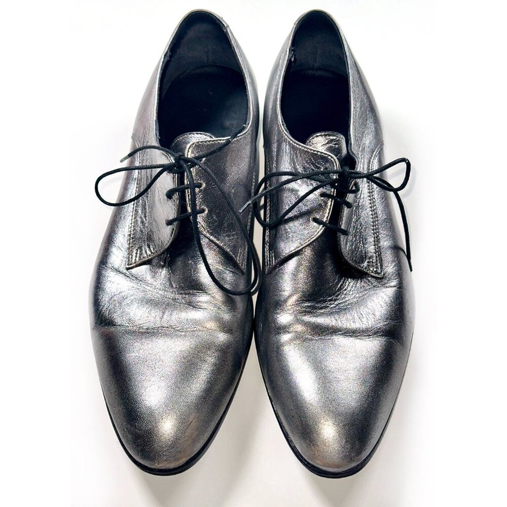 J. Lindberg Silver Dress Shoes Size: 10